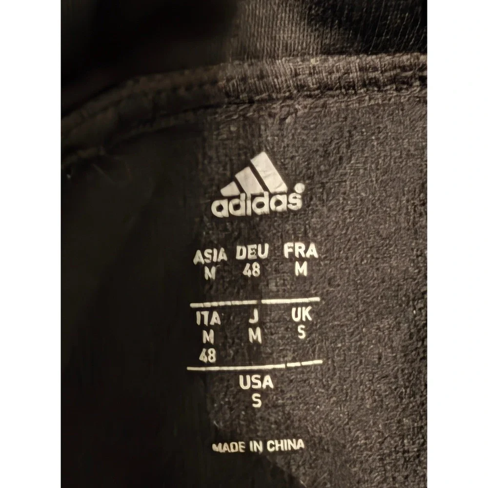 Adidas Baseball Hoodie Mens Small Black Pullover Sweatshirt GBTXNS1111BLK1